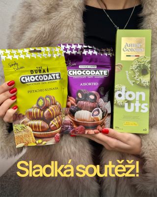 SOUTĚŽ O NAŠE SLADKÉ NOVINKY! 🎁 Máme pro vás předvánoční radost - vybereme 3 výherce, kteří získají sladký balíček plný...